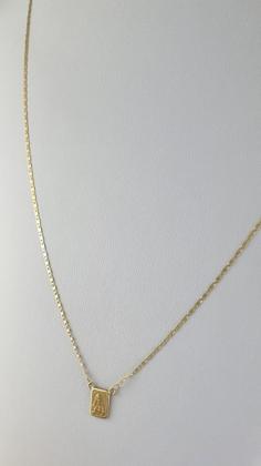 Imagem de Escapulário Feminino Piastrine 1.3 65 Cm S F Ouro 18k 750