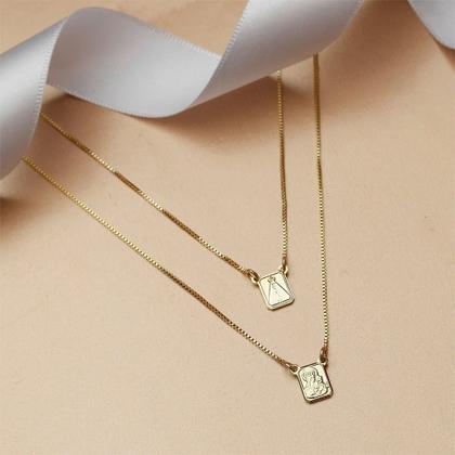 Imagem de Escapulário Masculino Banhado A Ouro 18k Dourado (10 Camadas)