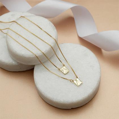 Imagem de Escapulário Masculino Banhado A Ouro 18k Dourado (10 Camadas)