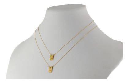 Imagem de Escapulário Masculino De Ouro 18k Ns Carmo Sagrado 70 Cm Jdf