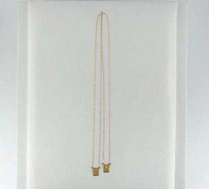 Imagem de Escapulário Masculino Ouro 18k Ns Aparecida S Jorge 60 Cm Js