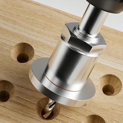 Imagem de Escareador Com Limitador Ajustavel Para Madeira Com Broca