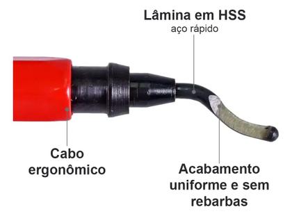 Imagem de Escareador Ruko Rothenberger HSS E100 Profissional