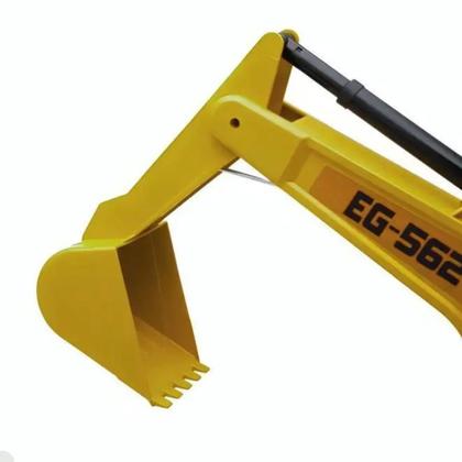 Imagem de Escavadeira Giant Escavator Infantil Trator Gigante Amarelo