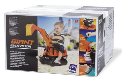 Imagem de Escavadeira Infantil Gigante Giant Escavator Roma Brinquedos