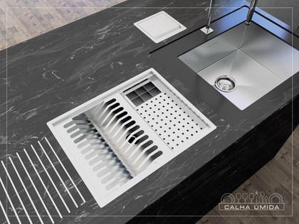 Imagem de Escorredor Calha Úmida Quadratta