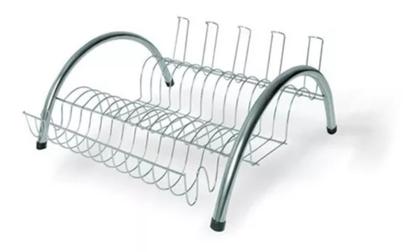 Imagem de Escorredor De Louça Arco Cromado Pequeno Madefer Inox