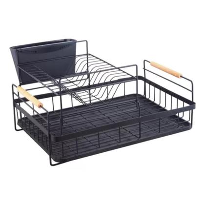 Imagem de Escorredor De Louça Metal Porta Talheres Pratos Copos
