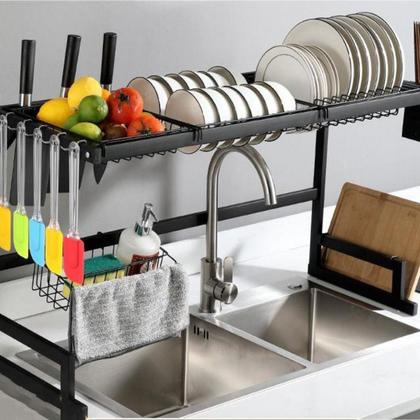 Imagem de Escorredor de Louças 2 Andar para Pia Bancada Suspenso Resistente