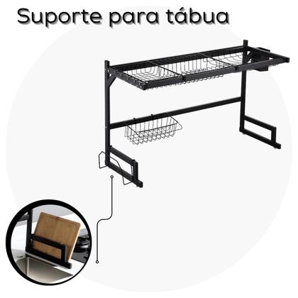 Imagem de Escorredor de Louças 2 Andar para Pia Bancada Suspenso Resistente