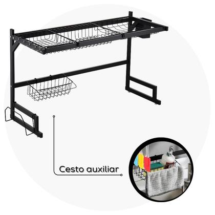 Imagem de Escorredor de Louças 2 Andar para Pia Bancada Suspenso Resistente