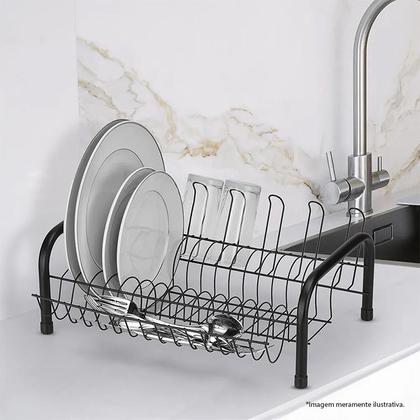Imagem de Escorredor de Louças Pratik Black 2544 - Arthi