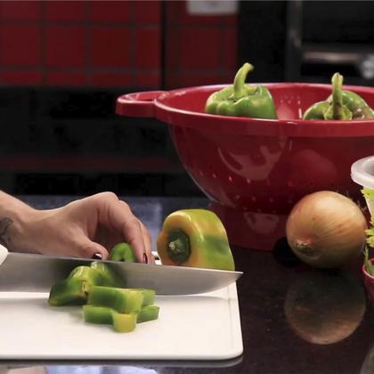 Imagem de Escorredor de Macarrão Alimentos Pote Tijela Peneira Cozinha Uninjet Frutas Alça Preto Saladas