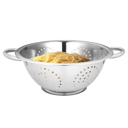 Imagem de Escorredor De Massa Em Inox Macarrão Legumes Multiuso Menor