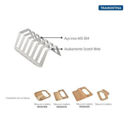 Imagem de Escorredor De Pratos Tramontina Inox Scotch Brite 24x17 Cm