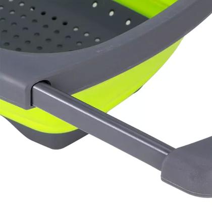 Imagem de Escorredor De Silicone Dobrável Retrátil Retangular P/ Macarrão
