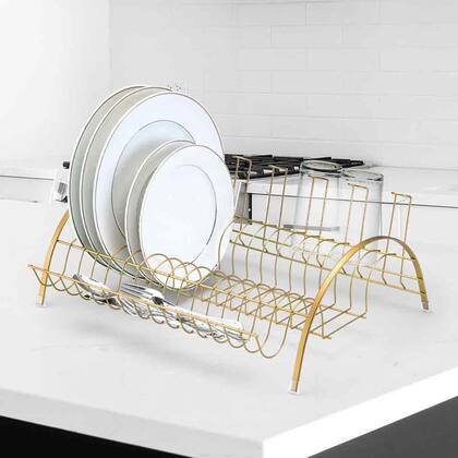 Imagem de Escorredor Fantastik Dourado Com Porta Talheres E Copos 3230 - Arthi