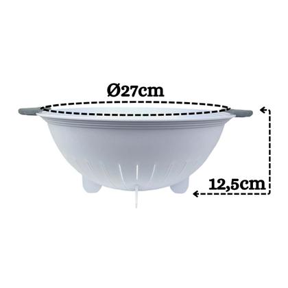 Imagem de Escorredor Multiuso Grande Para Macarrão E Verduras 27cm