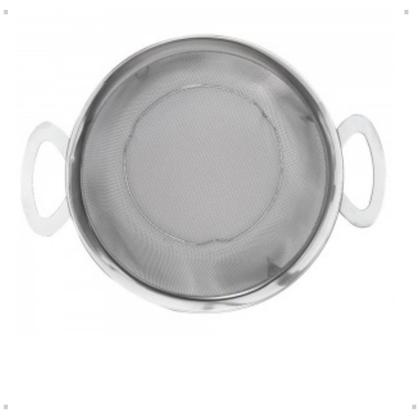 Imagem de Escorredor P/ Massas macarrão legumes arroz  Aço Inox 26cm 