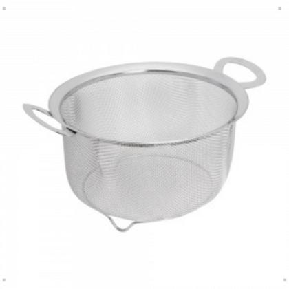 Imagem de Escorredor P/ Massas macarrão legumes arroz  Aço Inox 26cm 