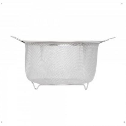 Imagem de Escorredor P/ Massas macarrão legumes arroz  Aço Inox 26cm 