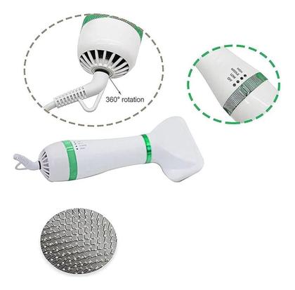 Imagem de Escova 2Em1 Secador Cabelo Pente Cão Gato Seca Portátil 110V