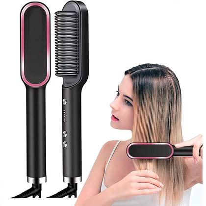 Imagem de Escova 3 em 1 Secadora Elétrica Cabelo Profissional Mais Rápido 110/220v Bivolt