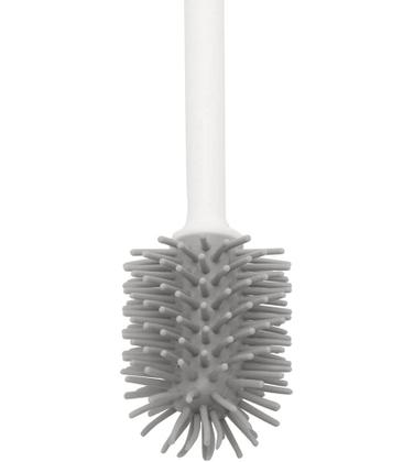 Imagem de Escova 30cm Multiuso Com Cabo Grey E Cerdas Em Silicone Mimo Style