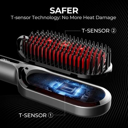 Imagem de Escova Alisadora de Cabelo TYMO Ionic Plus - 16 Temperaturas