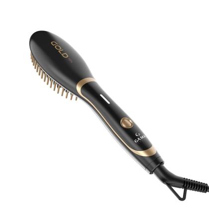 Imagem de Escova Alisadora GA.MA Mini Gold Ion Argan Bivolt