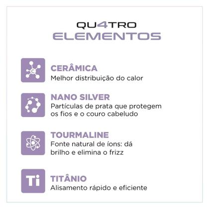 Imagem de Escova Alisadora Juliette Mondial Azul/rosa Ea-ju-03 Bivolt Escova Para Alisar Cabelos