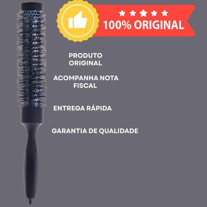Imagem de Escova Cabelo Vazada Alongada Modelagem Térmica Profissional Mofashi tamanho 25