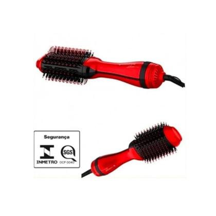 Imagem de Escova Cadence ESC704 1200W 110V Argan Diva Profissional Vermelha 4 em 1: Seca, Escova, Alisa e Modela.