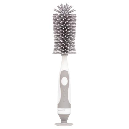 Imagem de Escova Cinza Para Mamadeira E Bico Em Silicone 16276 - Buba