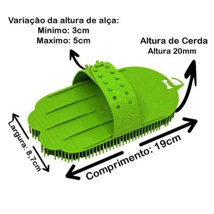 Imagem de Escova Com Alça Regulavel - Mr. Pet