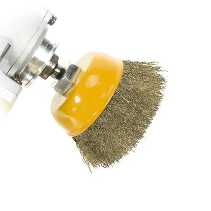 Imagem de Escova Copo de Aço Carbono Ondulada M14 3'' 6325033140 Vonder