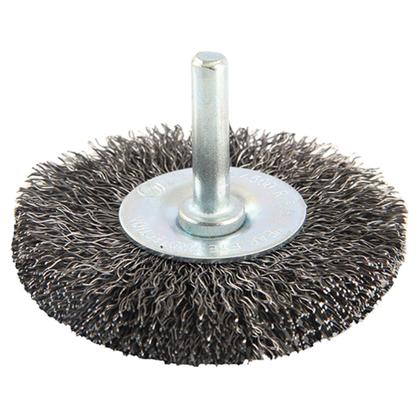 Imagem de Escova De Aço 63Mm Brasfort Circular Com Haste 6 Mm