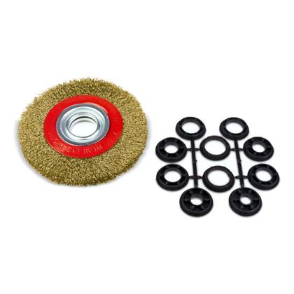 Imagem de Escova de Aço Circular 6 Pol x 3/4 Pol para Moto Esmeril