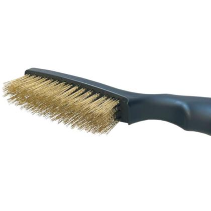 Imagem de Escova de aço manual com 4 fileiras cabo plástico - 0.2024
