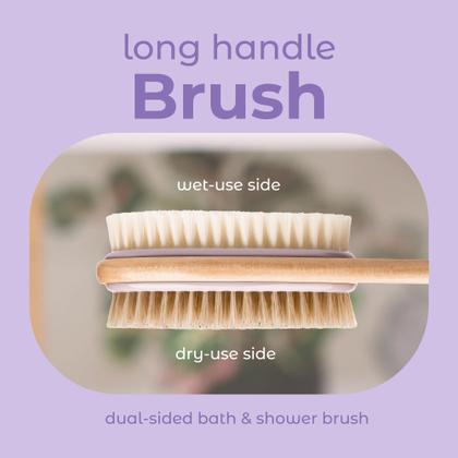 Imagem de Escova de Banho Back Scrubber MainBasics com Cabo Longo