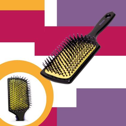 Imagem de Escova de Cabelo Base Almofadada Beauty Racket Beleza Ricca