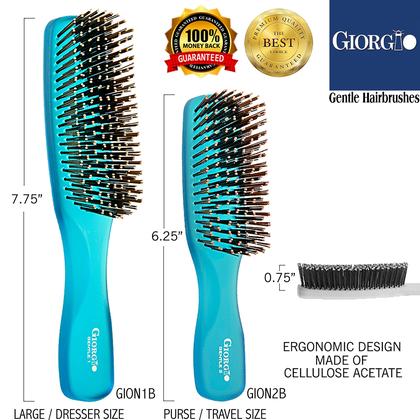 Imagem de Escova de cabelo Giorgio GION2B Neon Blue 16 cm Gentle Touch