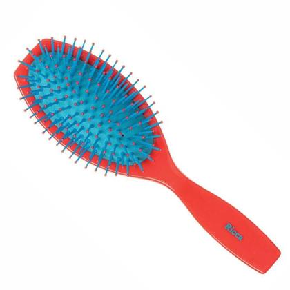 Imagem de Escova de Cabelo Ricca Cereja Oval Almofadada Cód:2426
