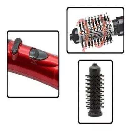 Imagem de Escova de Cabelo Rotativa com Secador Integrado e Tecnologia Avançada de Íons Negativos para Alisamento e Modelagem Perf