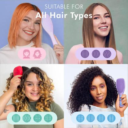 Imagem de Escova de cabelo Tangle Teezer The Wet Detangler Green Jungle