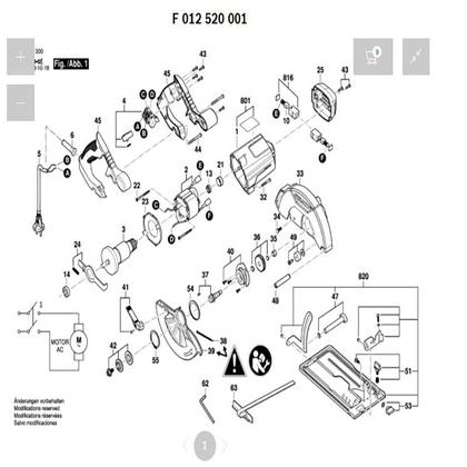 Imagem de Escova de Carvão para Serra Circular 5200 em 110V 160432115S SKIL