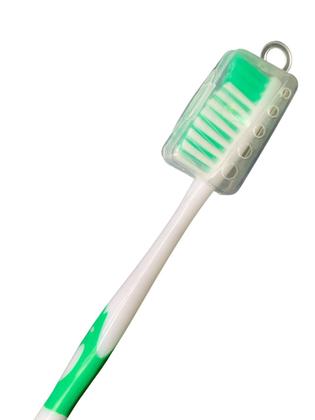 Imagem de Escova De Dente Com Capa Protetora Cerdas Dura Adulto 