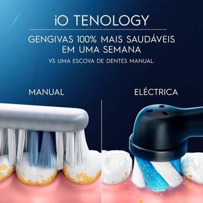 Imagem de Escova de Dente Elétrica Oral-B iO4, 1 Cabo + 2 Refis + Carregador + Estojo