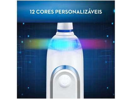 Imagem de Escova de Dente Elétrica Recarregável Oral-B Genius 8000 com Estojo de Viagem com Refil