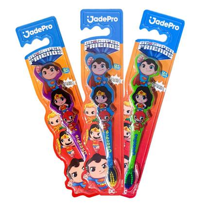 Imagem de Escova de Dente Infantil DC Super Friends JadePro para criança acima de 1 ano